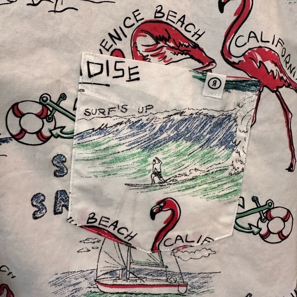 EUC Reverse Threads Men's Casual Short Sleeve Shirt White Size XL See Photos - Picture 4 of 6